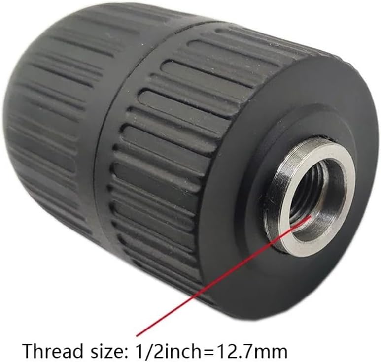 4-Pack Quick Change Drill Chuck Adapter, 1/2"-20UNF Thread, 2-13mm Keyless Converter for SDS-Plus Shank 1/4" Hex