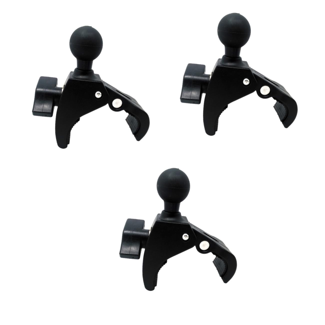 ULTECHNOVO 3pièces Support Téléphone Fixation Rapide pour Guidon Noir Accessoire Pratique pour Vélo Et