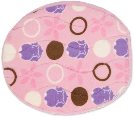Aquatopia Memory Foam Bath Rug and Lid Cover Set, Pink
