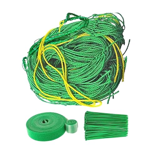 Rurunklee Cucumber Trellis Netting,Heavy Duty Trellis Netting Roll - Tomato Trellis Net, Trellis for Climbing Plant Flowers Support, Greenhouse Accessories