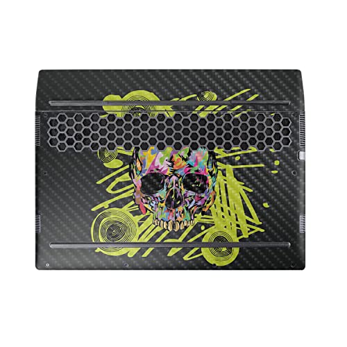 Image of MightySkins Carbon Fiber Skin Compatible with Alienware M17 R5 (2022) Full Wrap Kit - Remains | Protective, Durable Textured Carbon Fiber Finish | Easy to Apply & Change Styles | Made in The USA