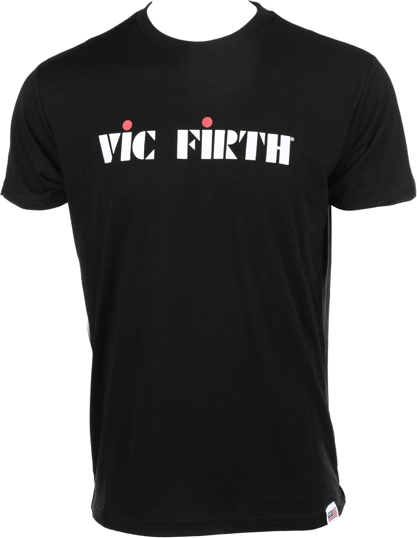Vic Firth Logo Men's Black T-Shirt