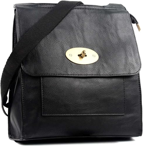 Sac à main noir multi-poches pour ne plus jamais chercher ses clés en ville