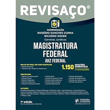 Capa do livro Magistratura Federal: Juiz Federal - 1.150 Questões Comentadas, Alternativa por Alternativa por Autores Especialistas