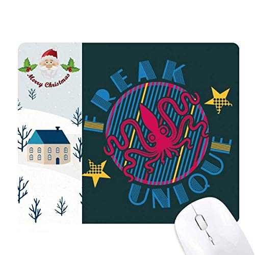 Tapis de souris pieuvre coloré déco marine pour ordinateur portable et maison
