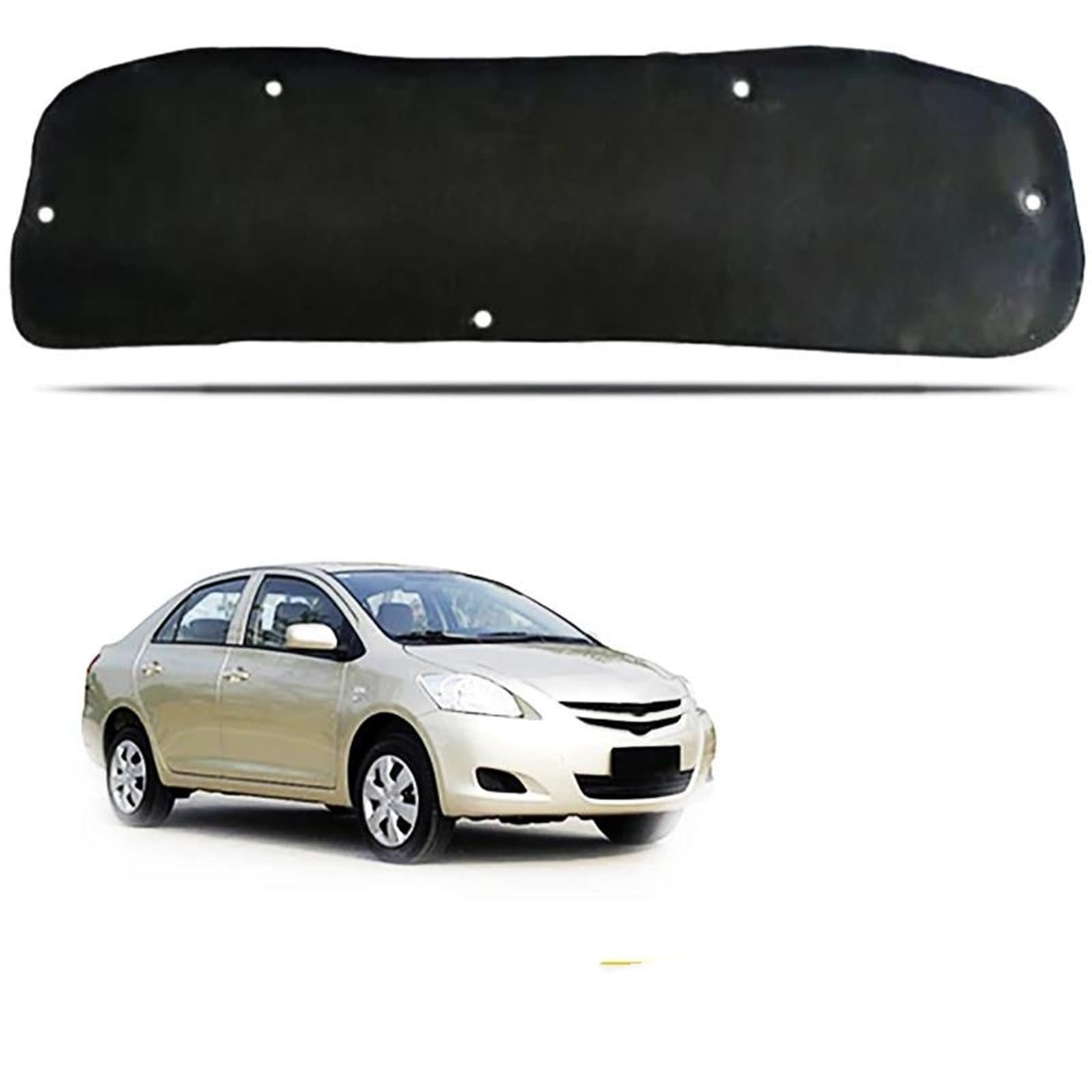 Copertura Tappetino Isolante Motore Auto Anteriore Cofano Motore Suono Isolamento Termico Tampone Cotone Per Toyota Per Vios 2008-2013 Calore Insonorizzate Zerbino