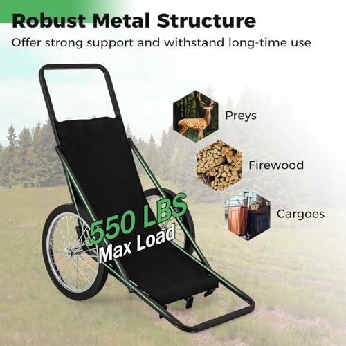 GYMAX Deer Cart with Liner
