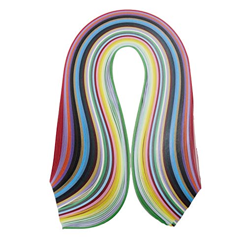 Quilling Paper Strips Quilling Art Strips 1040 Strips Quilling Paper Set Paper Quilling Strips Set 3/5/ 7/10 mm (Multicolor)