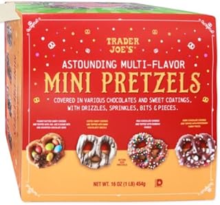 Astounding Multi-Flavor Mini Pretzels Christymas Holiday Snacks 16 oz (454 g) Pack of 1