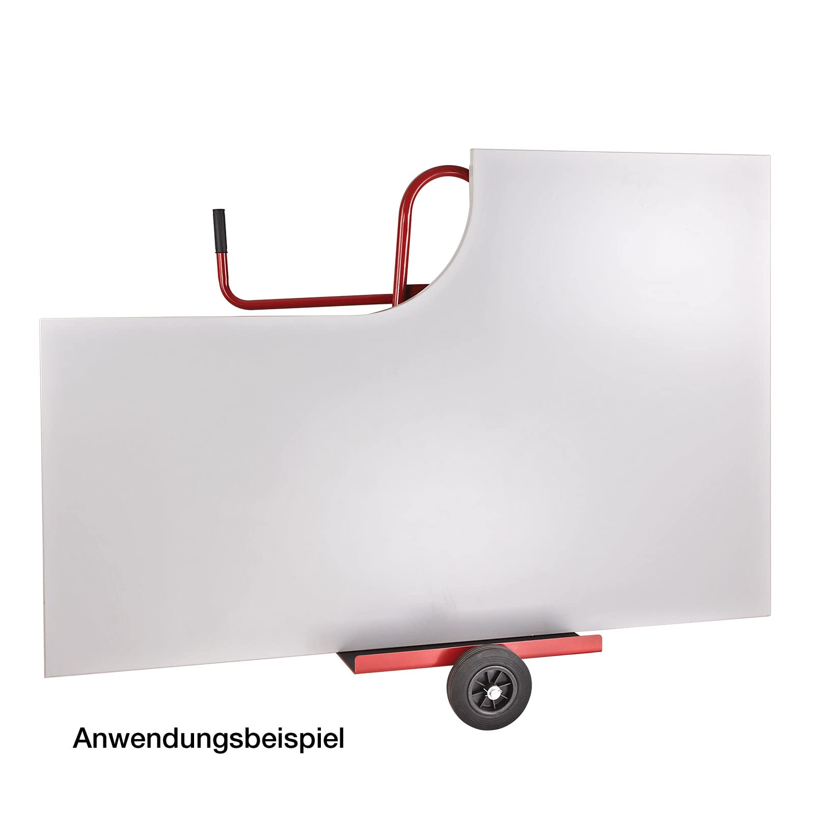 DEMA Plattenwagen DPW2 300 kg Plattentransporter Transportwagen Vollgummi | Baustellenwagen, Materialtransport, Fliesenwagen, Lastentransport, Metallrahmen, gummierte Auflage, 300 kg Tragkraft
