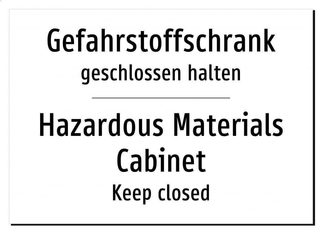 58410-DEEN-T-09 | Gefahrstoffschrank – Hazardous Materials Cabinet