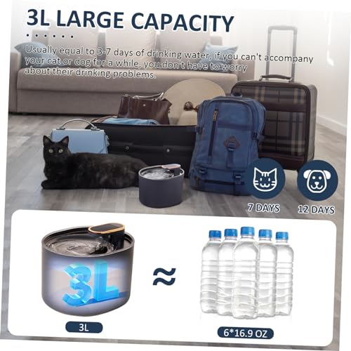 Fuente de agua automática para gatos y perros BESPORTBLE miniatura 5