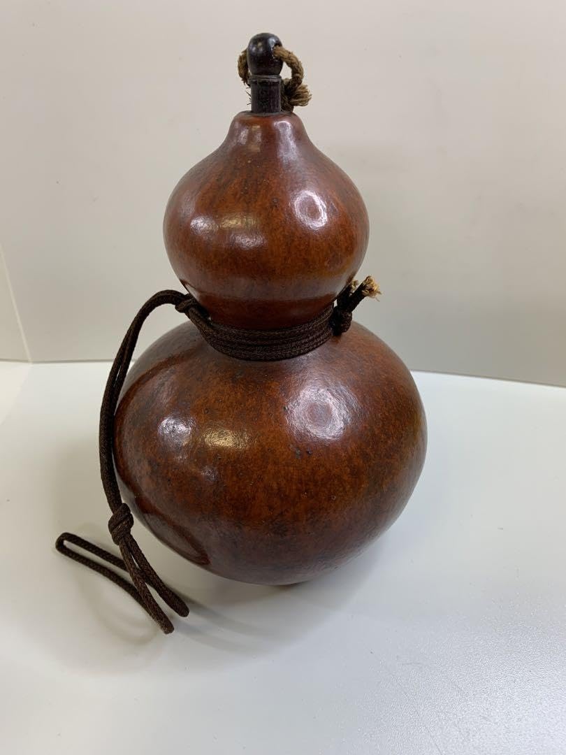 Amazon.co.jp: 時代瓢箪 江戸 蓋欠品 時代物 天然老葫芦 古瓢箪 茶飾