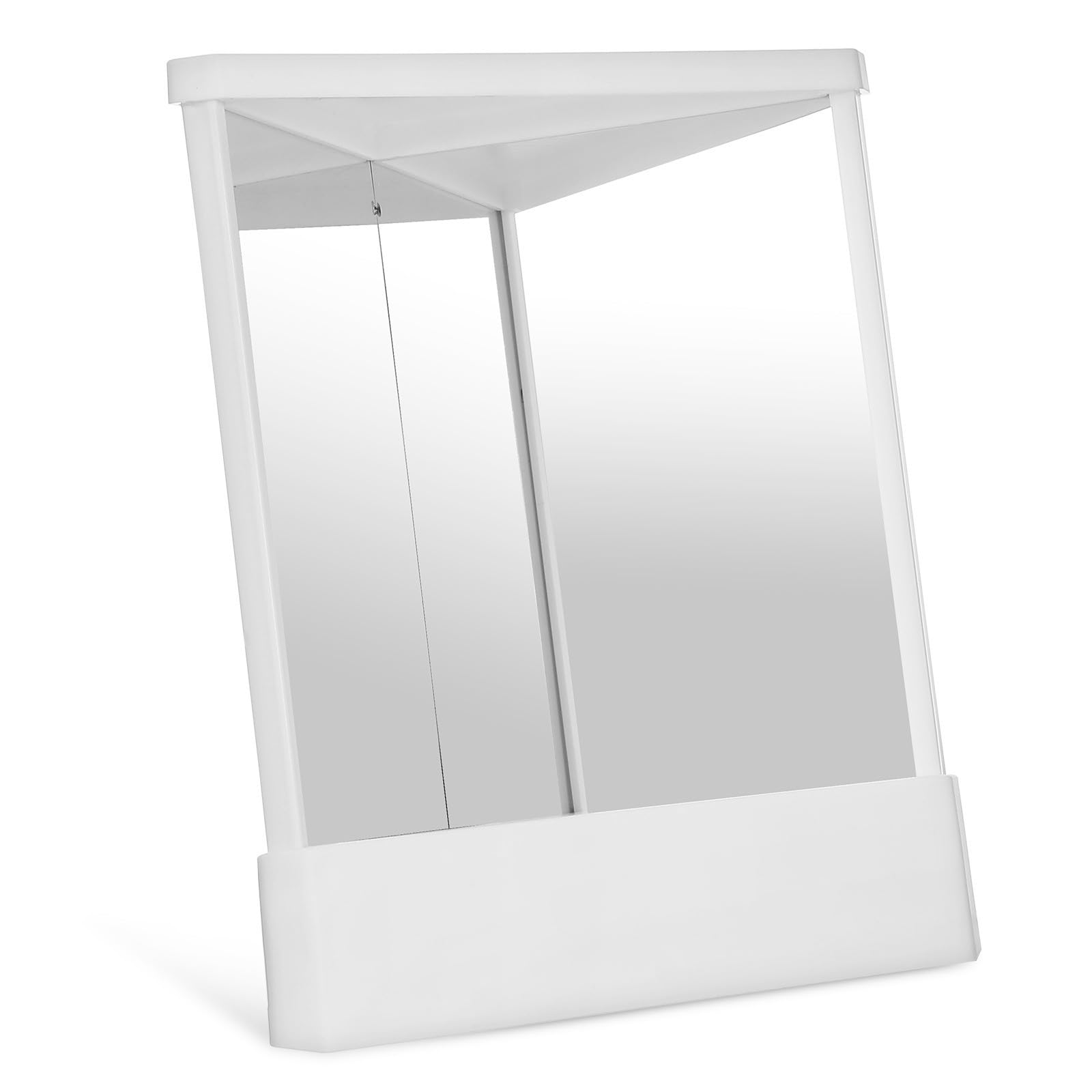 Espejo blanco para tocador reversible y con aumento ideal para tu rutina de belleza en casa