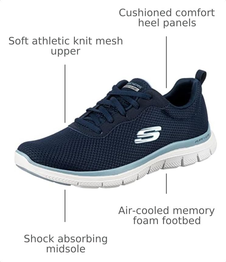 Image of Skechers Women's Flex Appeal 4.0 Brilliant View Walking Shoes