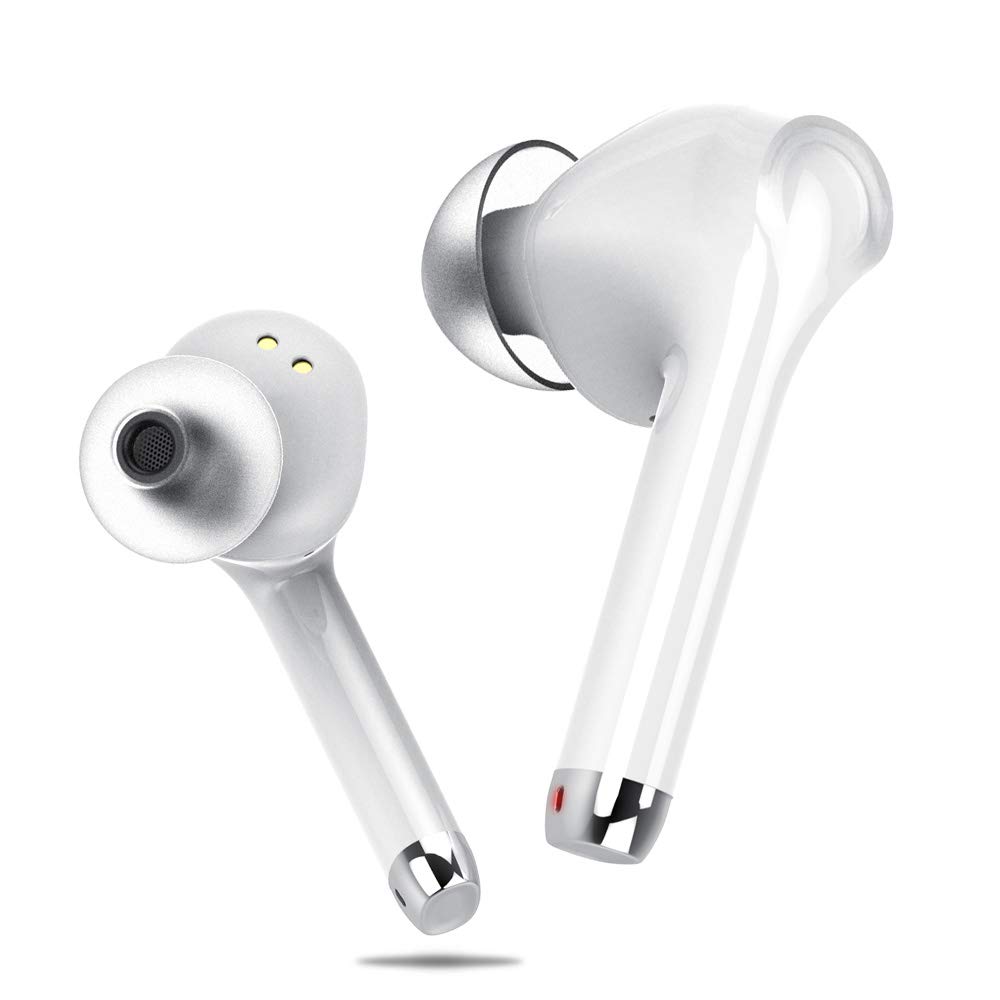 Bluetooth Wireless Earbuds,Noise Cancelling Earphone Q70 Best Wireless Earbuds for Android Bluetooth 5.0 QCC3020 Support APTX Headphone Comfortable in-Ear Phone Headset Earphone for Cell Phone White