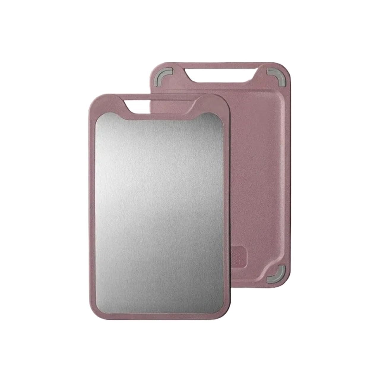 Planche a decouper inox 304 sans odeur bloc de cuisine hygiénique rose