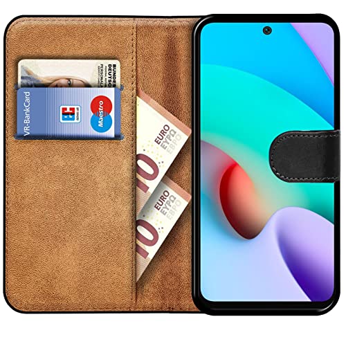 Verco Wallet Case for Xiaomi Redmi 10 Book Cover with Magnetic Closure compatible with Redmi 10 (2022) Flip Case with Card Slots Faux Leather - Image 2