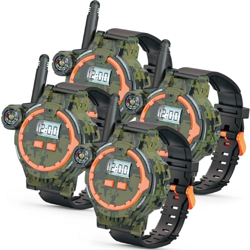 surper Rechargeable Walkie Talkies for Kids Radio Walky Talky with Flashlight Children Outdoor Game Interphone Gifts for Boy and Girl (4)