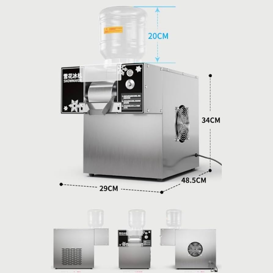Amazon.co.jp: WXQスノーフレーク製氷機、小型スノーコーンスラッシー