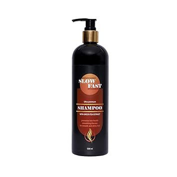 SLOWFAST ultra premium hair fall control Shampoo nourishes and makes hair stronger?500Ml