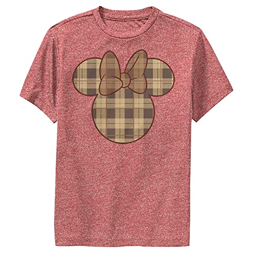 Tee-shirt Minnie Disney pour garçon rouge chiné taille S performance