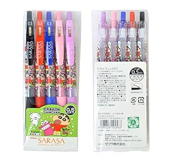 Amazon.co.jp: クレヨンしんちゃん サラサクリップ ボールペン 5