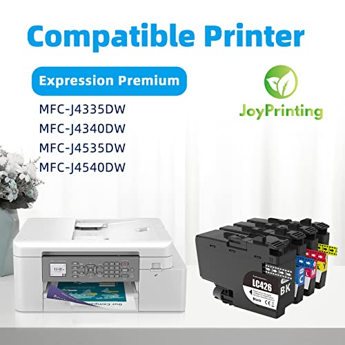 JoyPrinting LC-426 Ink Cartridges Replacement for Brother LC-426 Ink Cartridges Compatible with Brother MFC-J4335DW MFC-J4340DW MFC-J4535DW MFC-J4540DW (4-Pack 1 Black - Image 2