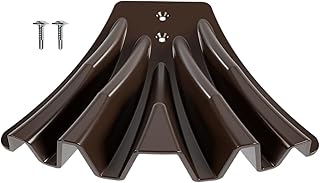 Gutter Downspout Extensions, Rain Water Drenage, 5x3.8 pulgadas, Gutter Disperser Redirector, Backyard Yard Garden Lawn Care, White Brown, Compact Size for Easy Installation