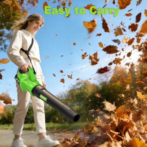 Leaf Blower Cordless, New Upgraded 1200W Brushless Motor Leaf Blower, 700CFM 200MPH with 3 Speed Modes, 160Mins Max Runtime, Handheld Electric Blower for Lawn Care, Yard, Dust & Snow - Image 6