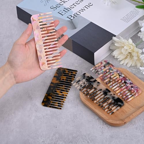4 Peines Anchos de Dientes Grandes para Mujeres miniatura 7