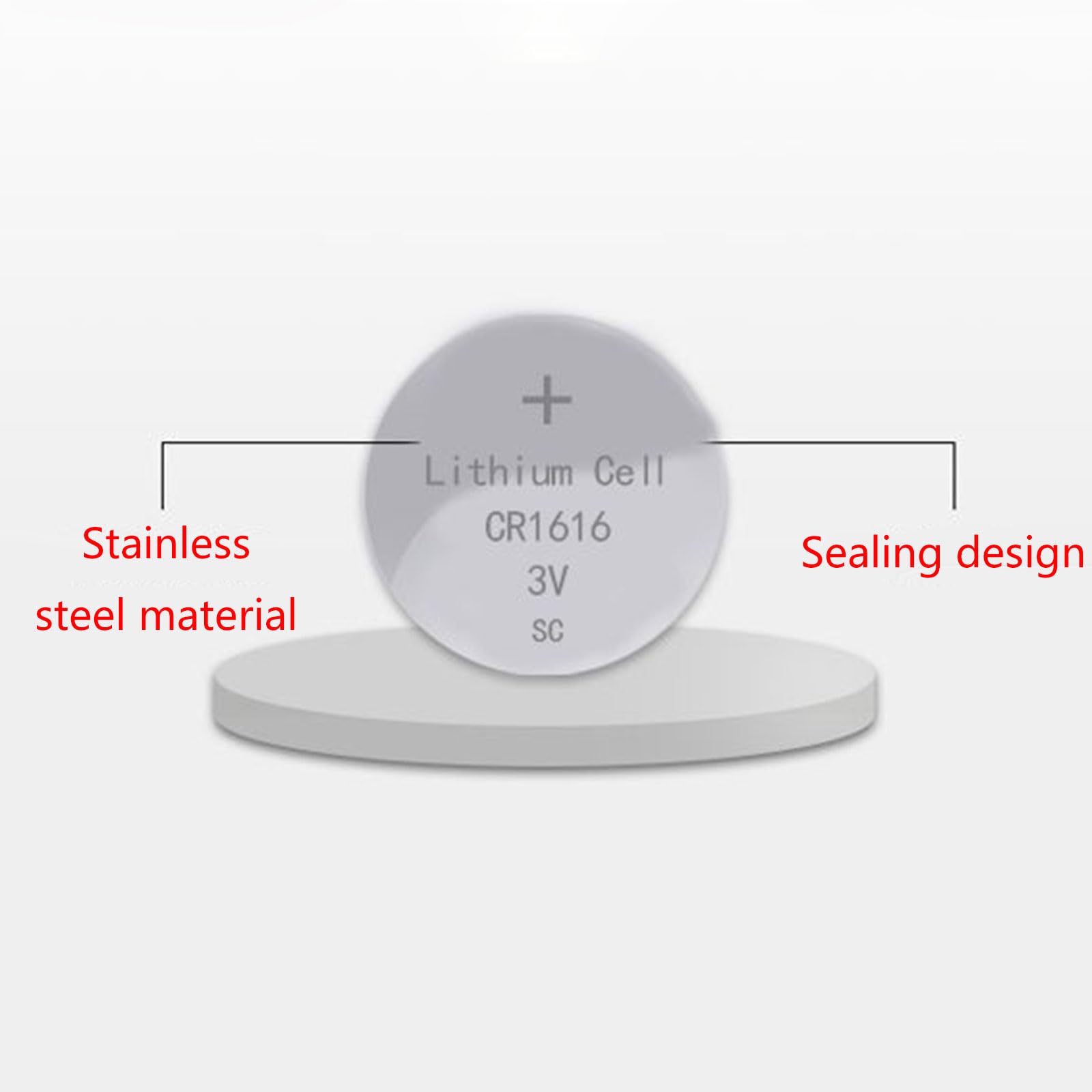 Amazon | コンパクトで耐久性のある CR1616 ボタン電池コイン電池小型電子機器用の安全で信頼性の高いボタン電池コンパクトサイズの電池 |  Fogun | 乾電池