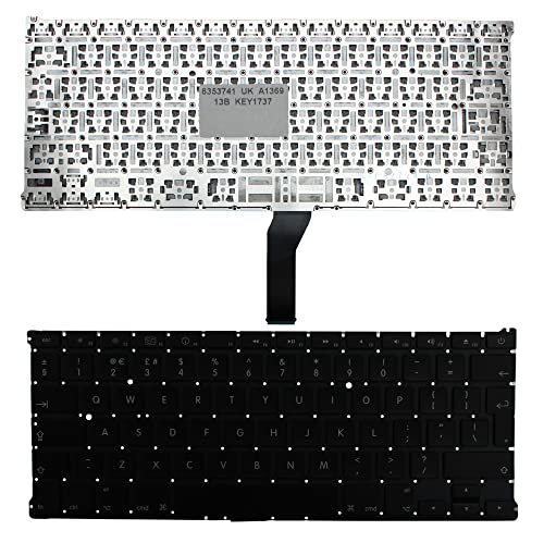 Clavier MacBook Air 13 Late 2010 noir version AZERTY UK rétroéclairé