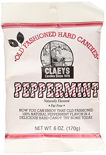 Claey's, Old Fashioned Hard Candy Peppermint, 6 Ounce Bag - image 1
