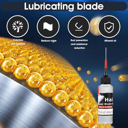 YANINEE 3 Stück Rasierer Öl, Haarschneidemaschine Öl, Rostschutz Geruchloses und Reibungsminderndes Trimmeröl (60ML)