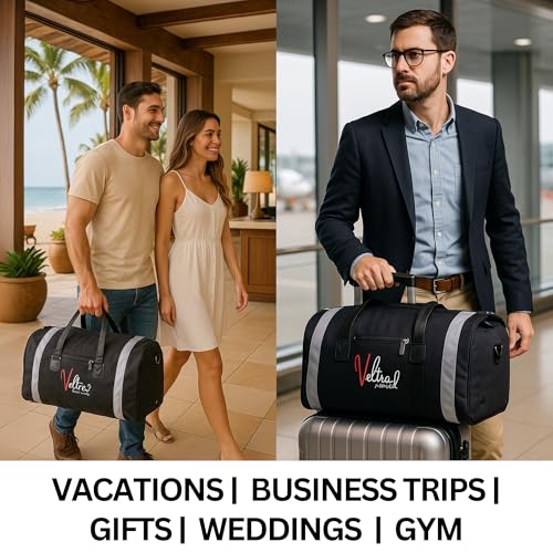 Convertible Garment Bags for Travel - Airline Approved Carry On Garment Duffle Bag With Shoe Compartment Clothes Hanger, Safety Reflective Stripes - For Men & Women - Drawstring Bag3