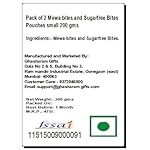 Jaiccha-Ghasitaram-Rakhi-Gift-for-Brother-Rakhi-Sweets-Pack-of-2-Mewa-bites-100-gms-and-Sugarfree-Bites-100-gms-Pouches-with-2-Rudraksh-Rakhis