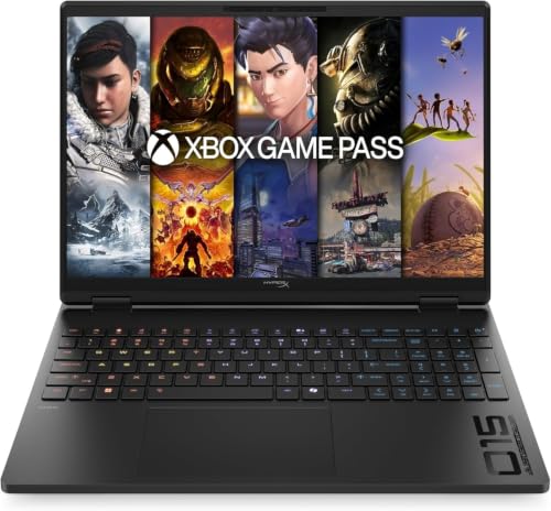 HP HyperX OMEN 15-ga0002slx, Notebook, Intel Core 7-240H, 16 GB RAM, 512 GB SSD, NVIDIA RTX 5060 8GB, 15,6' 2K VRR 165Hz, Laptop, 1080p TNR Cam, Windows 11, Portatile, Nero