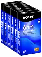 Algopix Similar Product 2 - Sony 6T120VR 120Minute VHS 6Pack