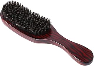 OSALADI Escova De Cabelo Para Escovas De Cabelo Para Homens Pentes De Cabelo Para Homens Cerdas De Javali Escova De Cabelo Redonda De Madeira Escova De Cerdas De Javali Escova De