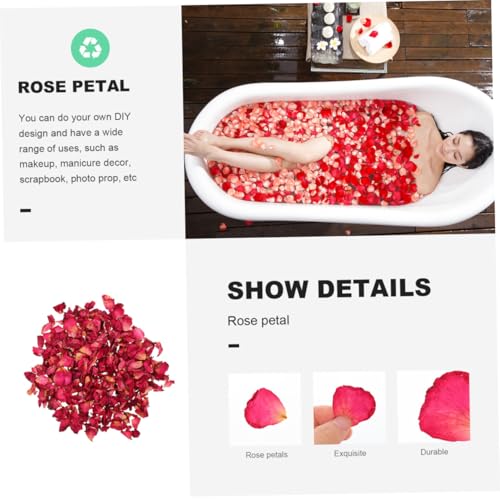 Pétalos de rosa secos naturales 250g para manualidades miniatura 6