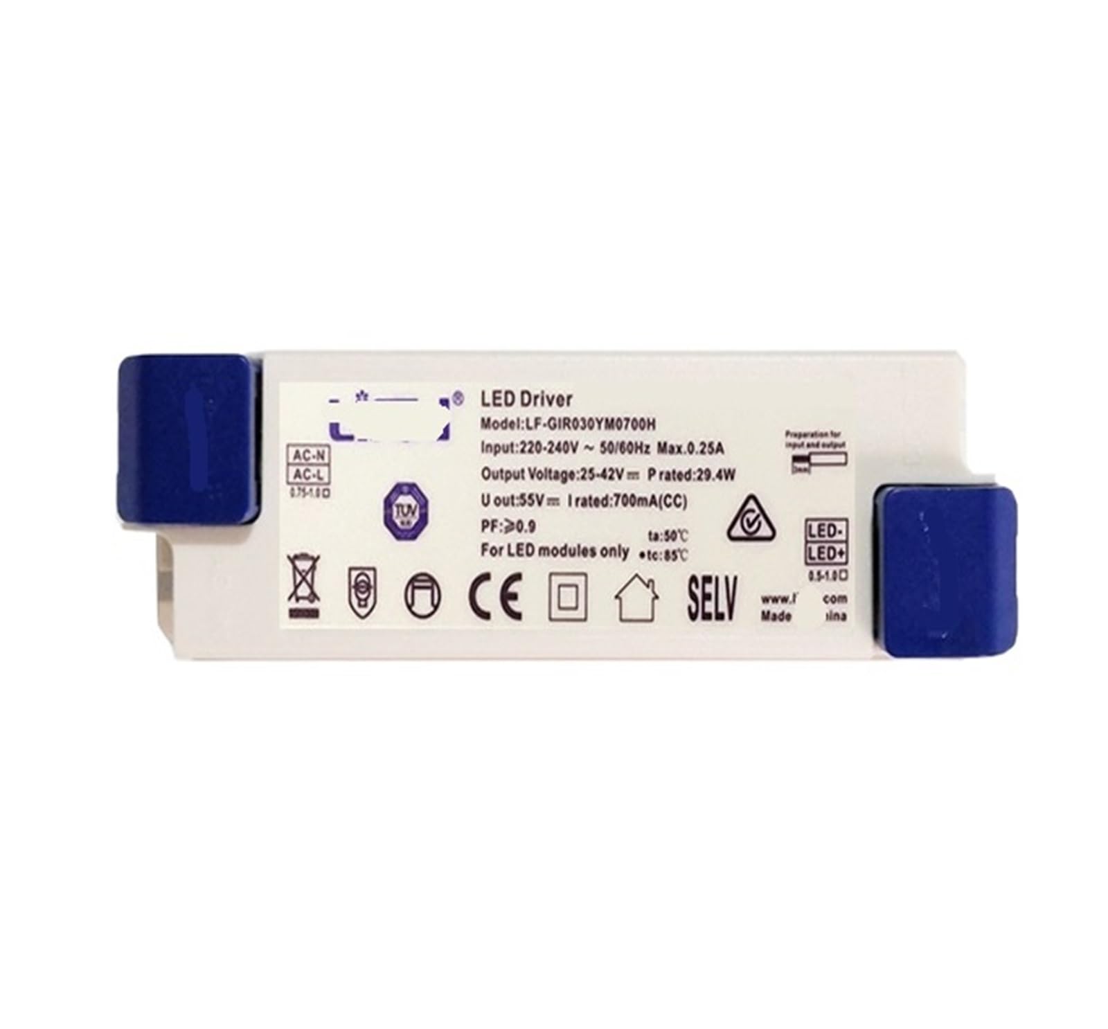 PWANUIGTE LED Driver Power Supply lamp Bead Spotlight Downlight Ballast YM-DC25-42V-1200MA-50.4W YM-DC25-42V-1300MA-54.6W YM-DC25-42V-1400MA-58.8W(YM-DC25-42V-700MA-29.4W)