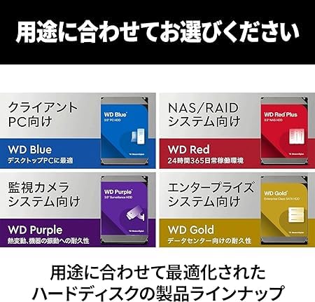 ウエスタンデジタル WD80EAAZ WD Blue 内蔵HDD 8TB の商品画像 5