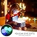 3 Stück LED Poi Bälle Set, Poi Ball LED Glow Poi Kugeln mit Regenbogen Farben und Strobe-Effekt, LEDPOI Jonglierbälle mit verstellbaren Doppelschlaufen-Leinen Spielzeug für Anfänger und Profis