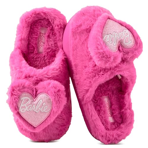 Barbie Womens Slippers Fuzzy House Slippers for Women Outdoor and Indoor Soft Plush2