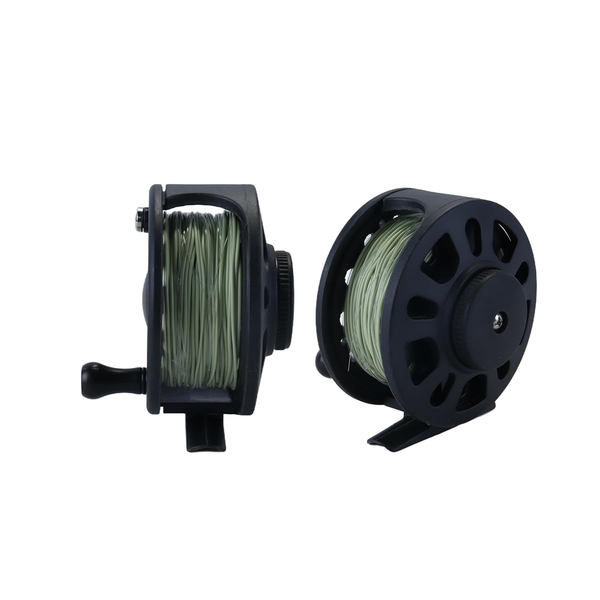 Orivin Fly Fishing Reel Set GLA 5/6 79mm Diameter 122g Weight ABS Material With Line