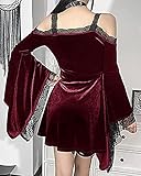 Zoom IMG-2 dingjiuyan abito mini sexy gotico Zoom IMG-2 dingjiuyan abito mini sexy gotico