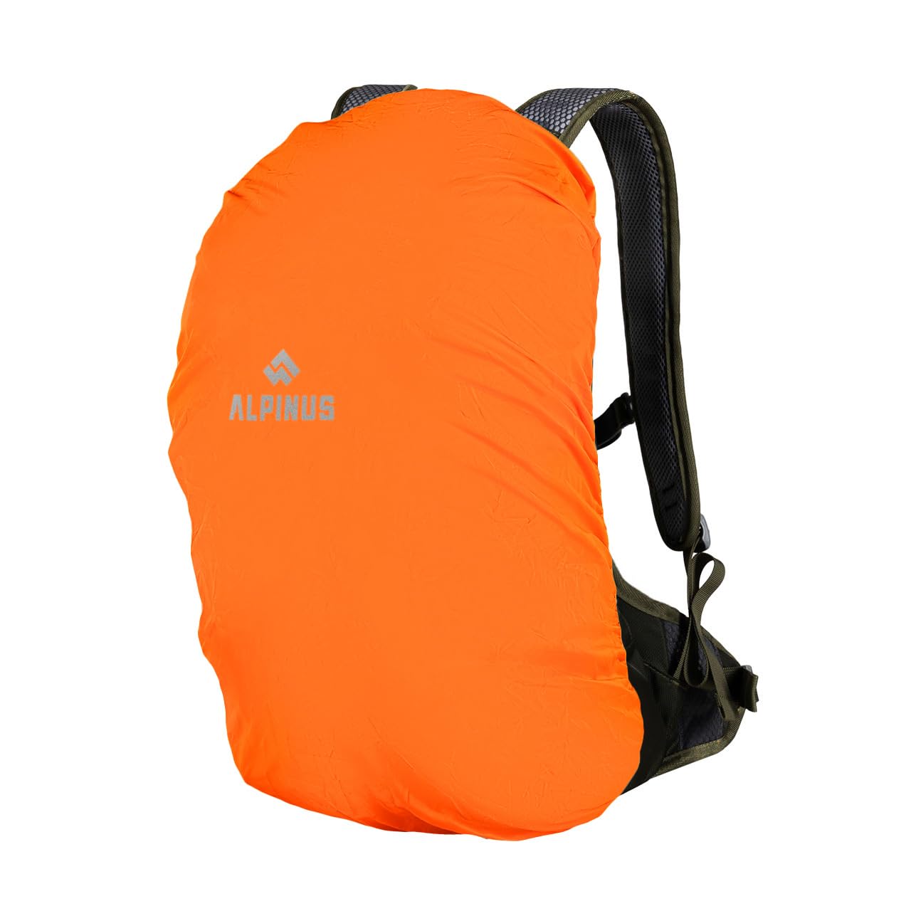Alpinus - Plecak turystyczny Anayet 25L, plecak sportowy i outdoorowy, trekkingowy, wytrzymały materiał, zintegrowany pokrowiec przeciwdeszczowy, ergonomiczny