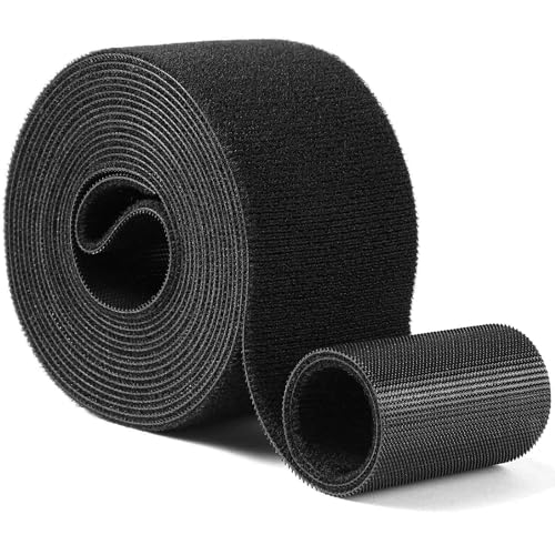 2in x 12ft | Hook and Loop Straps Heavy Duty | Double Sided Self-Gripping Strips | Reusable...