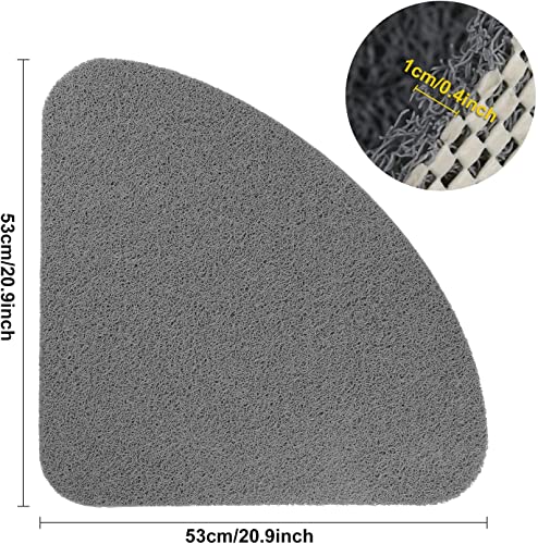 Walant Tappetino da doccia antiscivolo, 53 x 53